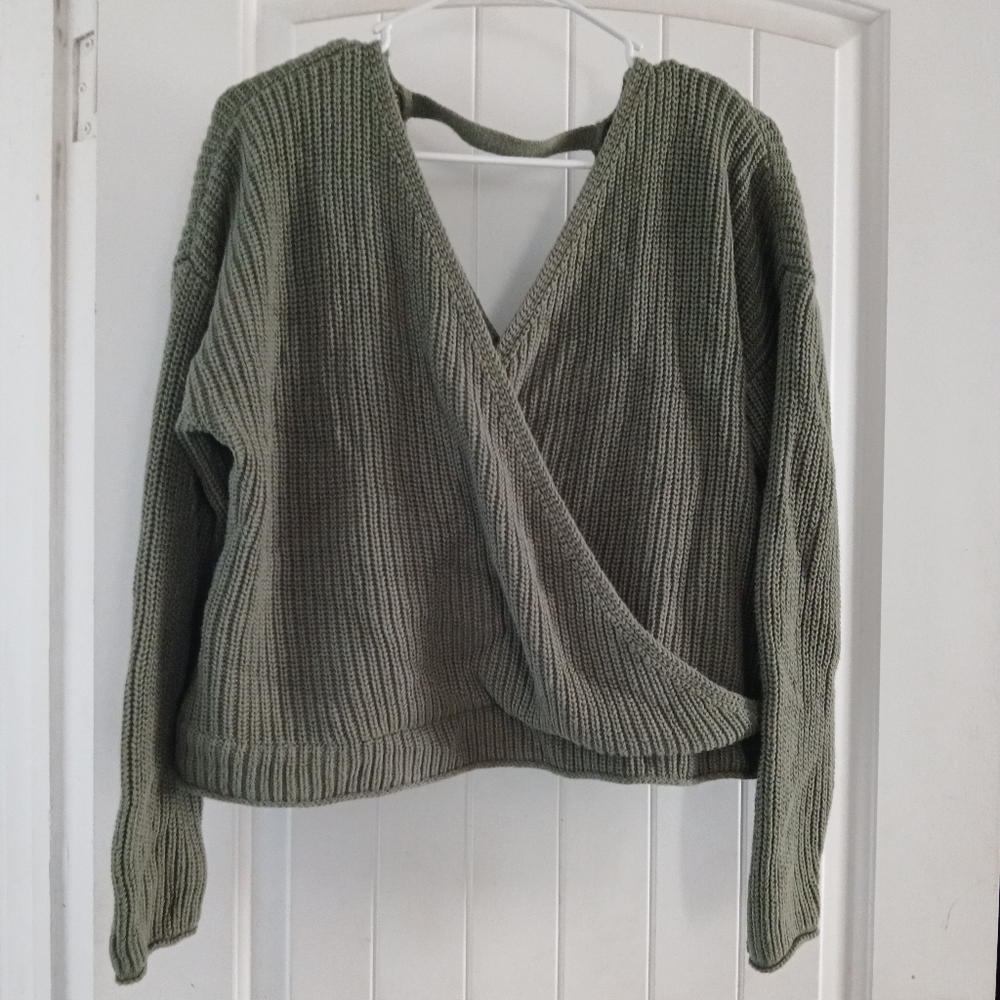 Green sweater